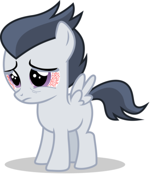 Size: 751x869 | Tagged: safe, artist:frownfactory, artist:jawsandgumballfan24, derpibooru import, edit, rumble, pegasus, pony, bloodshot eyes, colt, male, simple background, sleepy, tired, transparent background, vector