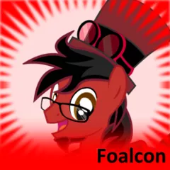 Size: 250x250 | Tagged: artist needed, safe, derpibooru import, edit, oc, oc:toonkriticy2k, unofficial characters only, pegasus, pony, derpibooru, bust, drama, glasses, goggles, hat, meta, red and black oc, smiling, spoilered image joke, toongate, top hat, we are going to hell