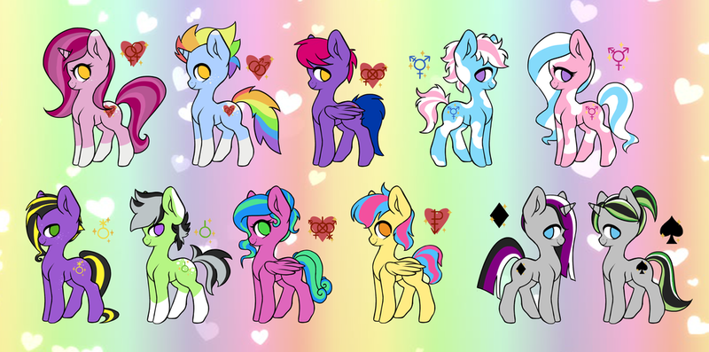 Agender Agender Pride Flag Aromantic Aromantic Pride Flag Artist Starryprinxe Asexual Bisexuality Bisexual Pride Flag Cute Derpibooru Import Female Gay Gay Pride Flag Lesbian Lesbian Pride Flag Lgbt Male Nonbinary Nonbinary