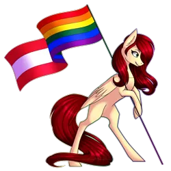 Size: 1500x1500 | Tagged: artist:alphaaquilae, austria, derpibooru import, gay pride, gay pride flag, lovewins, oc, pride, safe, simple background, solo, transparent background, unofficial characters only