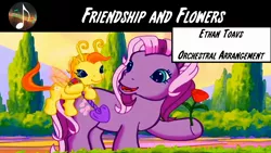 Size: 2400x1350 | Tagged: breezie, derpibooru import, flower, friendship and flowers, g3, music, safe, the princess promenade, wysteria, youtube link