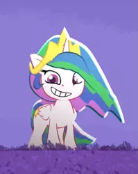 Size: 467x588 | Tagged: artist:alstiff, chibi, derpibooru import, edit, princess celestia, safe, smiling