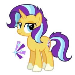 Size: 1368x1368 | Tagged: safe, artist:thecheeseburger, derpibooru import, oc, unofficial characters only, pony, unicorn, female, mare, offspring, parent:starlight glimmer, parent:sunburst, parents:starburst, simple background, socks (coat marking), solo, transparent background