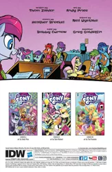 Size: 900x1384 | Tagged: artist:andypriceart, coco pommel, derpibooru import, fluttershy, idw, preview, rarity, safe, spoiler:comic, spoiler:comic64