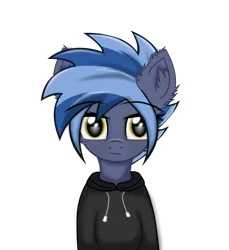 Size: 1373x1500 | Tagged: safe, artist:maxiclouds, derpibooru import, oc, oc:pixi feather, pony, clothes, female, hoodie, mare, simple background, solo, transparent background