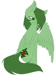 Size: 2925x4000 | Tagged: safe, artist:mimihappy99, derpibooru import, oc, oc:eskalion, unofficial characters only, pegasus, pony, commission, cute, male, preening, simple background, solo, transparent background