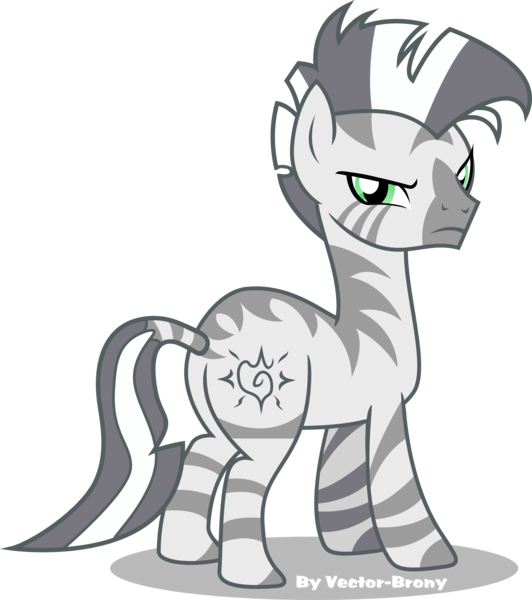 Size: 2795x3152 | Tagged: angry, artist:vector-brony, derpibooru import, fallout equestria, fanfic, fanfic art, female, hooves, mare, oc, oc:xenith, safe, signature, simple background, solo, transparent background, unofficial characters only, vector, zebra, zebra oc