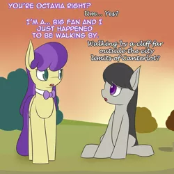 Size: 500x500 | Tagged: safe, artist:erthilo, derpibooru import, octavia melody, symphony, pony, ask octavia, ask, tumblr