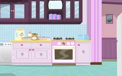 Size: 7073x4412 | Tagged: safe, artist:invisibleink, derpibooru import, pinkie pie, equestria girls, absurd resolution, background, candy, commission, cooking, dishes, food, kitchen, no pony, oven, vector