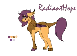 Size: 2338x1700 | Tagged: artist:thebigearredbat, darkverse, derpibooru import, interspecies offspring, magical lesbian spawn, oc, oc:radianthope, offspring, parent:gabby, parent:scootaloo, parents:gabbyloo, safe, simple background, solo, transparent background, unofficial characters only