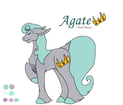 Size: 2338x2000 | Tagged: artist:thebigearredbat, darkverse, derpibooru import, magical lesbian spawn, oc, oc:agate, offspring, parent:maud pie, parents:starmaud, parent:starlight glimmer, safe, simple background, solo, transparent background, unofficial characters only