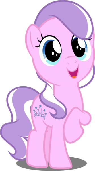 Size: 2467x4428 | Tagged: safe, artist:dashiesparkle, derpibooru import, edit, edited edit, editor:slayerbvc, vector edit, diamond tiara, earth pony, pony, accessory-less edit, cropped, cute, diamondbetes, female, filly, missing accessory, raised hoof, simple background, solo, transparent background, vector