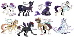 Size: 1824x936 | Tagged: artist:von-raggabond, derpibooru import, magical lesbian spawn, my little pony: the movie, oc, oc:blue carbuncle, oc:compass rose, oc:goosey gander, oc:prince fractal, oc:sand dollar, oc:stormy night, oc:thunder, oc:whistle, offspring, parent:applejack, parent:daring do, parent:detective pony, parent:fluttershy, parent:lord tirek, parent:pinkie pie, parent:princess celestia, parent:princess ember, parent:princess flurry heart, parent:princess luna, parent:princess skystar, parent:rainbow dash, parent:rarity, parents:appleshy, parents:darity, parents:detectivelight, parents:emberheart, parents:pinkielestia, parents:tempestluna, parents:tirekdash, parents:troublestar, parent:tempest shadow, parent:troubleshoes clyde, parent:twilight sparkle, randomverse, safe