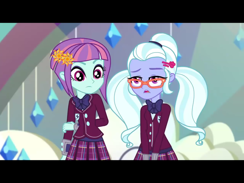 Size: 2048x1536 | Tagged: safe, derpibooru import, screencap, sugarcoat, sunny flare, dance magic, equestria girls, spoiler:eqg specials, clothes, crystal prep academy uniform, school uniform