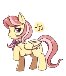 Size: 848x966 | Tagged: safe, artist:silverhyena, derpibooru import, oc, oc:lullaby song, pegasus, pony, female, magical lesbian spawn, mare, offspring, parent:fluttershy, parent:octavia melody, parents:fluttertavia, simple background, solo, transparent background