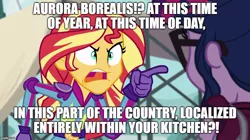 Size: 888x499 | Tagged: safe, derpibooru import, screencap, sci-twi, sunset shimmer, twilight sparkle, equestria girls, friendship games, angry, aurora borealis, exploitable meme, image macro, meme, steamed hams, sunset yells at twilight, superintendent chalmers, the simpsons