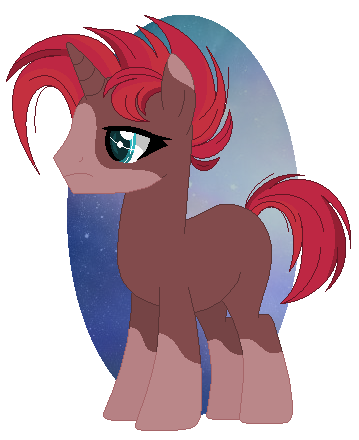 Size: 359x440 | Tagged: safe, artist:marielle5breda, derpibooru import, oc, unofficial characters only, pony, unicorn, male, offspring, parent:sunburst, parent:tempest shadow, parents:tempestburst, simple background, solo, stallion, transparent background