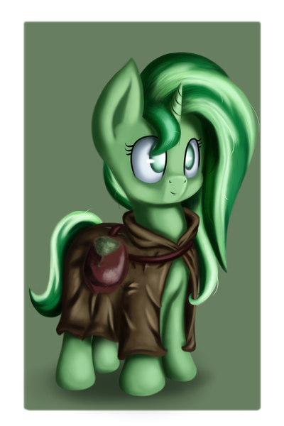 Size: 2000x3000 | Tagged: safe, artist:astarlitstudios, artist:qbellas, derpibooru import, oc, oc:shamrock snake, unofficial characters only, unicorn, blind, simple background