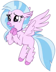 Size: 2016x2603 | Tagged: artist:sonofaskywalker, classical hippogriff, derpibooru import, diastreamies, female, hippogriff, jewelry, necklace, safe, school daze, silverstream, simple background, solo, transparent background, vector