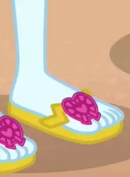 Size: 452x615 | Tagged: safe, derpibooru import, screencap, rainbow dash, equestria girls, equestria girls series, lost and found, cropped, feet, flip-flops, foot focus, legs, pictures of legs, sandals