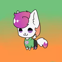 Size: 1200x1200 | Tagged: artist:puffdish, barely pony related, comic:ponytale, derpibooru import, fusion, oc, oc:ponytale scootaloo, oc:susan, safe, scootaloo, solo, unofficial characters only