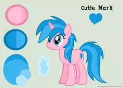 Size: 1720x1232 | Tagged: safe, artist:nightydream, derpibooru import, oc, pony, unicorn, female, mare, reference sheet, solo