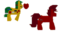 Size: 1126x576 | Tagged: animated, artist:jerkface, derpibooru import, heart, in love, lego, oc, oc:blocky bits, oc:mars miner, safe