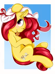 Size: 3000x4000 | Tagged: artist:saralien, blushing, cute, derpibooru import, hat, oc, oc:lorraine, safe, solo