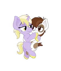 Size: 4331x5006 | Tagged: safe, anonymous artist, derpibooru import, dinky hooves, pipsqueak, earth pony, pony, unicorn, absurd resolution, colored hooves, colt, cuddling, dinkysqueak, female, fetish, filly, foal, hoof fetish, hoof polish, hoof sucking, hug, male, nail polish, shipping, simple background, straight, transparent background