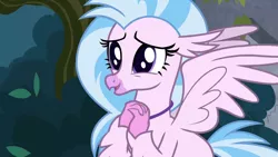 Size: 1280x720 | Tagged: classical hippogriff, cute, derpibooru import, diastreamies, hippogriff, safe, school daze, screencap, silverstream, solo