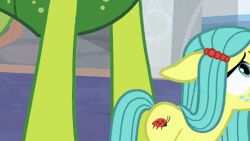 Size: 600x338 | Tagged: animated, changedling, changeling, derpibooru import, disguise, disguised changeling, ocellus, pony ocellus, safe, school daze, screencap, shy