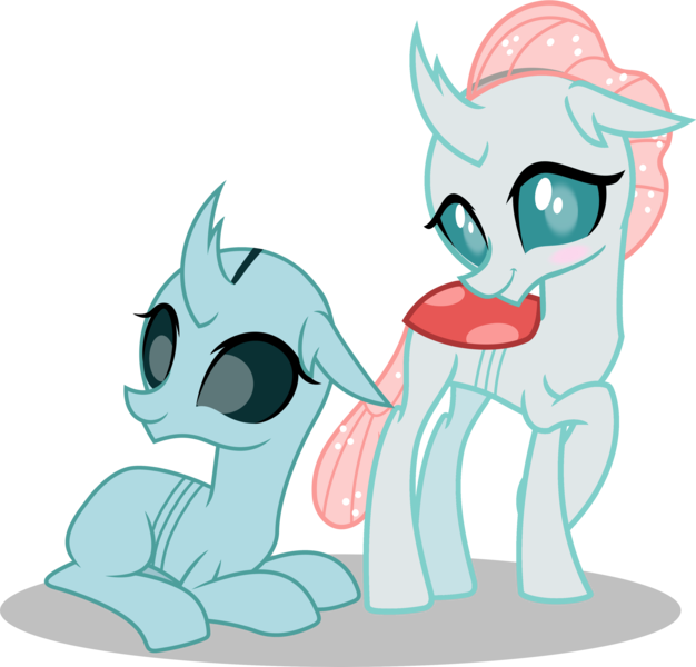 Size: 3573x3425 | Tagged: adoracreepy, artist:cheezedoodle96, artist:dashiesparkle, blushing, changedling, changeling, creepy, crossed legs, cute, derpibooru import, diaocelles, edit, editor:slayerbvc, exoskeleton, female, molting, ocellus, safe, school daze, shed skin, shy, simple background, smiling, solo, transparent background, vector, vector edit