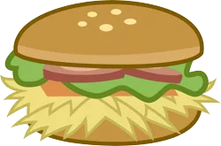 Size: 4816x3184 | Tagged: artist:drakizora, burger, derpibooru import, food, hay burger, no pony, resource, safe, simple background, transparent background, vector