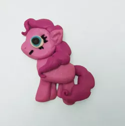 Size: 547x550 | Tagged: anonymous artist, clay, craft, derpibooru import, handmade, pinkie pie, polymer clay, safe, sculpture, solo, traditional art