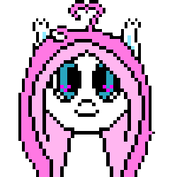 Size: 300x300 | Tagged: safe, artist:nukepony360, derpibooru import, oc, oc:sylphie, unofficial characters only, animated, blowing a kiss, female, flirty, heart, heart eyes, one eye closed, pixel art, simple background, solo, transparent background, wingding eyes, wink