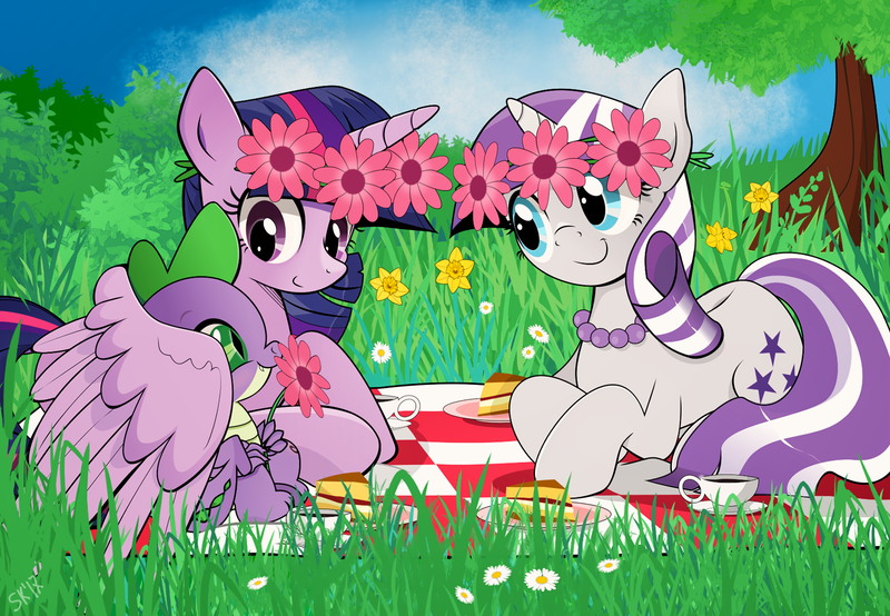 Size: 1527x1057 | Tagged: safe, artist:dsana, derpibooru import, spike, twilight sparkle, twilight sparkle (alicorn), twilight velvet, alicorn, dragon, pony, unicorn, baby, baby dragon, cake, cup, cute, cutie mark, drink, female, floral head wreath, flower, food, grass, hug, inkscape, jewelry, male, mama twilight, mare, mother and daughter, mother and son, mother's day, necklace, pearl necklace, picnic, picnic blanket, prone, smiling, spikabetes, spike's family, tea, teacup, tree, trio, twiabetes, vector, velvetbetes, winghug