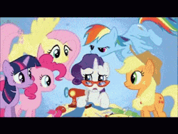 Size: 360x270 | Tagged: animated, art of the dress, derpibooru import, eaten alive, eat the camera, edit, edited edit, edited screencap, floppy ears, for whom the sweetie belle toils, gif, hub logo, micro, mouth, open mouth, rarity, rarity's glasses, safe, screaming, screencap, suited for success, sweetie belle, sweetie belle nabbing uvula, uvula, uvula shaking, volumetric mouth, vore