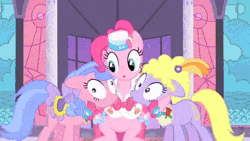 Size: 480x270 | Tagged: animated, at the gala, derpibooru import, eaten alive, eat the camera, edit, edited edit, edited screencap, falling, for whom the sweetie belle toils, gif, macro, micro, mouth, nose in the air, open mouth, pinkie pie, safe, screaming, screencap, singing, sweetie belle, sweetie belle nabbing uvula, the best night ever, uvula, uvula shaking, volumetric mouth, vore