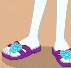 Size: 715x680 | Tagged: safe, derpibooru import, edit, rarity, equestria girls, equestria girls series, lost and found, cropped, feet, legs, pictures of legs, sandals