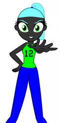 Size: 2458x5013 | Tagged: safe, alternate version, derpibooru import, queen chrysalis, dance magic, equestria girls, 12th man, american football, base used, equestria girls-ified, nfl, seattle seahawks, solo, vector