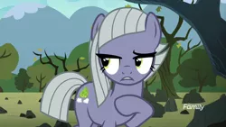 Size: 1920x1080 | Tagged: safe, derpibooru import, screencap, limestone pie, earth pony, pony, the maud couple, discovery family logo, hoof on chest, solo
