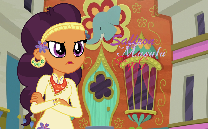 Size: 1154x718 | Tagged: safe, artist:foreverbunkey123, derpibooru import, saffron masala, equestria girls, spice up your life, base used, equestria girls-ified, female, solo