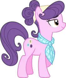 Size: 4820x5700 | Tagged: safe, artist:90sigma, derpibooru import, suri polomare, earth pony, pony, rarity takes manehattan, absurd resolution, clothes, scarf, simple background, smiling, solo, transparent background, vector