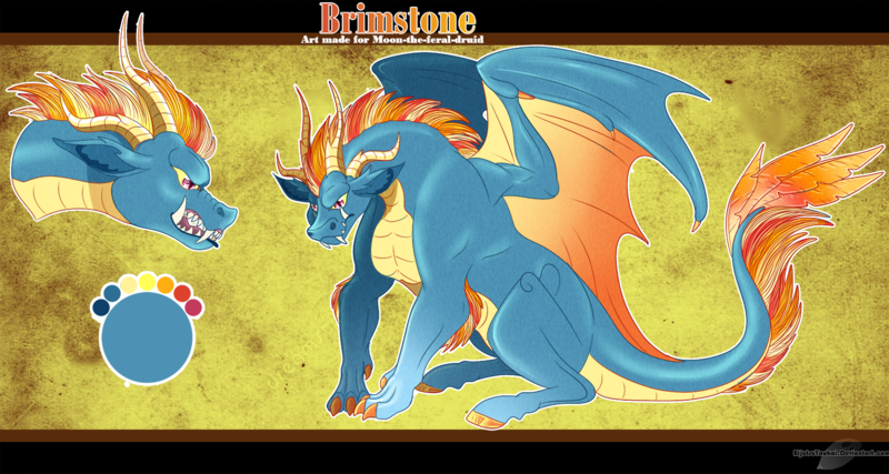 Size: 1583x845 | Tagged: artist:bijutsuyoukai, crack ship offspring, derpibooru import, dracony, dragon, hybrid, interspecies offspring, male, oc, oc:brimstone, offspring, parent:garble, parent:rainbow dash, parents:garbledash, reference sheet, safe, solo, unofficial characters only