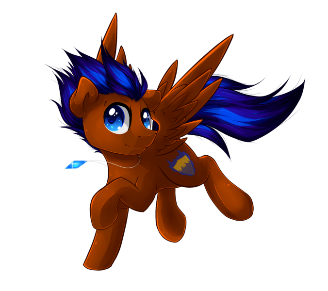 Size: 1945x1727 | Tagged: safe, artist:agletka, derpibooru import, oc, oc:nimble wing, unofficial characters only, pegasus, pony, flying, jewelry, male, necklace, raised hoof, simple background, solo, spread wings, transparent background, wings