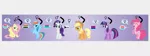 Size: 1365x508 | Tagged: safe, derpibooru import, applejack, fluttershy, pinkie pie, rainbow dash, rarity, twilight sparkle, twilight sparkle (alicorn), alicorn, earth pony, pegasus, pony, unicorn, bisexual, bisexual pride flag, cowboy hat, demigirl, demisexual, female, futa, futa fluttershy, gay pride flag, gender, hat, headcanon, intersex, lesbian, male, mane six, op started shit, open mouth, pansexual, polysexual, pride, pride flag, sexuality, sexuality headcanon, sexuality labels, trans girl, trans mare, trans mare rarity, transgender