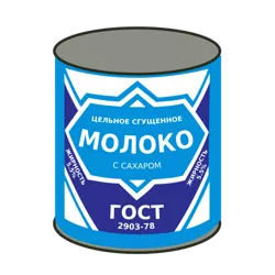 Size: 500x500 | Tagged: artist:byteslice, can, condensed milk, cyrillic, derpibooru, derpibooru badge, derpibooru import, meta, no pony, russian, safe, simple background, svg, .svg available, transparent background, vector