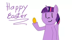 Size: 6096x3429 | Tagged: artist:exxticcy, bust, colored, derpibooru import, easter, easter egg, egg, excited, female, happy, holiday, hoove, mare, safe, simple, smiling, solo, twilight sparkle