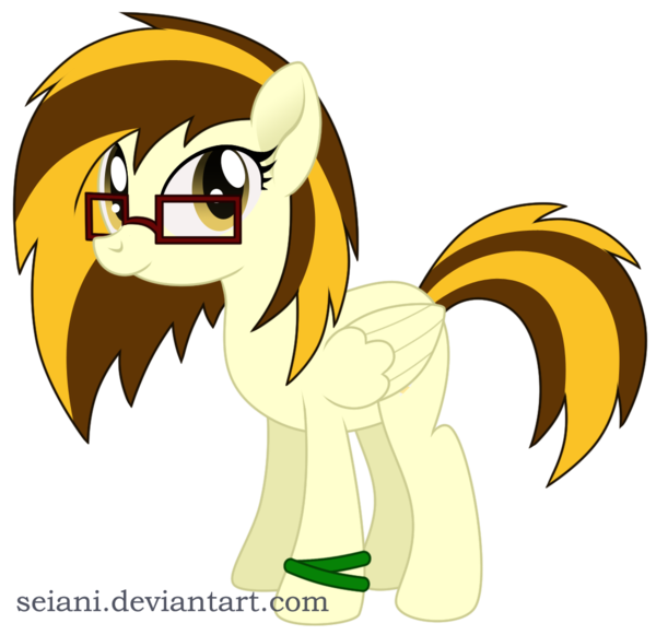 Size: 600x581 | Tagged: safe, artist:seiani, derpibooru import, oc, oc:albinomark, pegasus, pony, female, glasses, mare, simple background, solo, transparent background