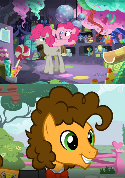 Size: 794x1123 | Tagged: brothers, cellar, cheese sandwich, derpibooru import, headcanon, male, mudbriar, pinkie pie, pinkie pride, safe, screencap, spoiler:s08, the maud couple